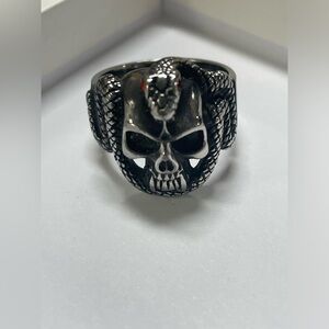 Size 14 Skull Ring
